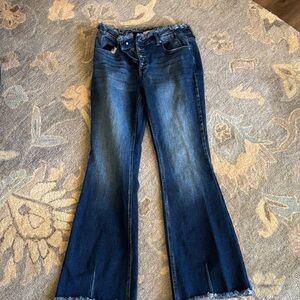 KanCan Dark Blue Flare Jeans